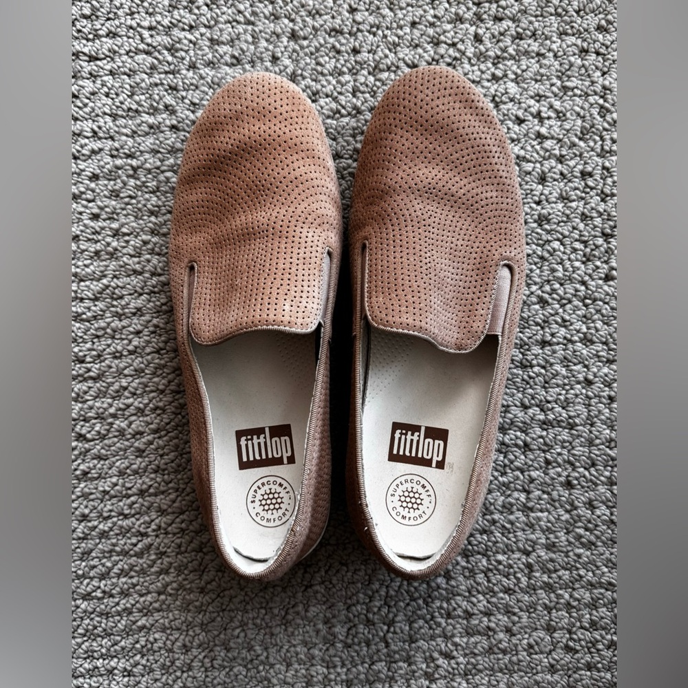 Fit Flops. Euro 38. Tan suede. Gently worn